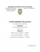 Control estadístico de procesos. Propuesta del ciclo Deming