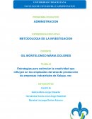 Estrategias para estimular la creatividad que influyen en los empleados del área de producción de empresas industriales de Xalapa