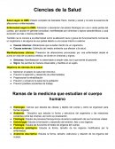 Ciencias de la Salud