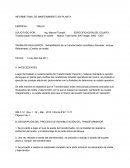 INFORME FINAL DE MANTENIMIENTO EN PLANTA EMPRESA: TRILEX