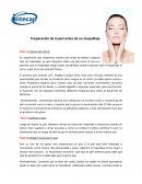 Preparación de la piel antes de un maquillaje