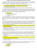 EXAMEN 65 - CONSTITUCIÓN POLÍTICA ORGANIZACIÓN DEL ESTADO – LECCIÓN 26