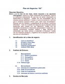 Gerencia estrategica. Plan de Negocios “XX”