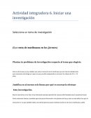 La venta de marihuana en los jóvenes