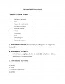 Formato informe psicopedagógico evalúa 0