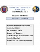 Educación a Distancia. Exámen filosofía