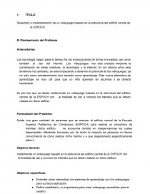 Desarrollo e implementación de un videojuego basado en la estructura del edificio central de la ESPOCH. Página 1
