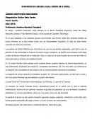 DIAGNÓSTICO GRUPAL SALA VERDE DE 5 AÑOS. JARDIN CRISTIANO DESCUBRIR