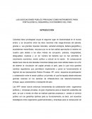 LAS ASOCIACIONES PUBLICO PRIVADAS COMO INSTRUMENTO PARA FORTALECER EL DESARROLLO ECONÓMICO DEL PAÍS