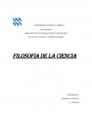 FILOSOFIA DE LA CIENCIA