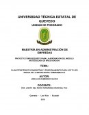 PLAN ESTRATÉGICO DE MARKETING Y POSICIONAMIENTO PARA LOS TV LED INNOVA DE LA IMPORTADORA TOMEBAMBA S.A