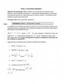 Clase 2: “Conociendo Logaritmos”