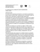 El lunguaje de la arquitectura posmoderna