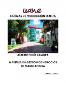 MAESTRÍA EN GESTIÓN DE NEGOCIOS DE MANUFACTURA