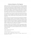 Cobertura escolar nivel superior