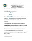 TIC’S APLICADAS A LA ADMINISTRACIÓN