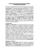 CONTRATO DE TRABAJO DE NATURALEZA TEMPORAL
