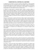 COMENTARIO DE LA HISTORIA DE LA ANATOMÍA