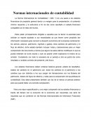 Normas Internacionales de contabilidad