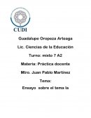 Ensayo sobre el tema la importancia de leer y el proceso de liberación de Paulo Freire