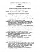 EJERCICIO EN CLASE COMPORTAMIENTO HUMANO EN LAS ORGANIZACIONES