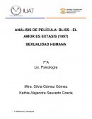 ANÁLISIS DE PELÍCULA: BLISS - EL AMOR ES EXTASIS (1997)