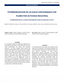 Ecologia. FITORREMEDIACION DE UN SUELO CONTAMINADO CON PLOMO POR ACTIVIDAD INDUSTRIAL