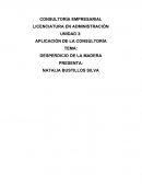 CONSULTORIO EMPRESARIAL.DESPERDICIO DE LA MADERA
