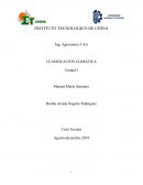 CLASIFICACIÓN CLIMÁTICA
