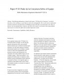 El Poder de la Conciencia Sobre el Equipo