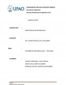 INFORME DE ESFUERZO AXIAL - TRACCIÓN