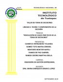 INCERTIDUMRE. “Toma de decisión bajo certidumbre”