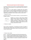 Ejercicios para mejorar el estilo mariposa