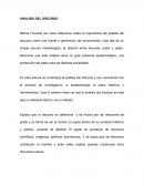 ANALISIS DEL DISCURSO Michel Foucault