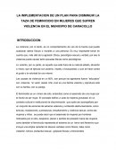LA IMPLEMENTACION DE UN PLAN PARA DISMINUIR LA TAZA DE FEMINICIDIO EN MUJERES QUE SUFREN VIOLENCIA EN EL MUNICIPIO DE CARACOLLO