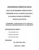 IMPLEMENTACION DE MODULO DE VENTAS PARA UN RESTURANTE EN C++