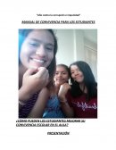 MANUAL DE CONVIVENCIA PARA LOS ESTUDIANTES