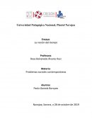 La noción del tiempo . Problemas sociales contemporáneos