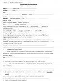 Ficha adopción mascota