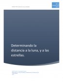 Ensayo: Determinando la distancia a la luna