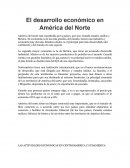 El desarrollo economico en América del Norte