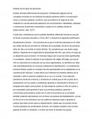 ANALISIS DE LOS TIPOS DE EDUCACION