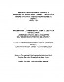 Proyecto de la influencia de redes sociales en ortografía de jóvenes