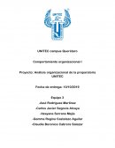 Comportamiento organizacional I Proyecto: Análisis organizacional de la preparatoria UNITEC
