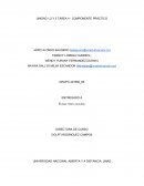 Componente practico estructura molecular