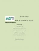 Método de investigación de mercados- MarketResearchMethod