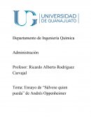 Ensayo de “Sálvese quien pueda” de Andrés Oppenheimer