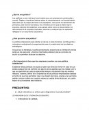 La política empresarial