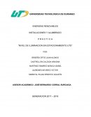 P R Á C T I C A “NIVEL DE ILUMINACION EN ESTACIONAMIENTO UTD”