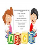 DIAGNÓSTICO INICIAL EL SEGUNDO GRADO GRUPO “B”